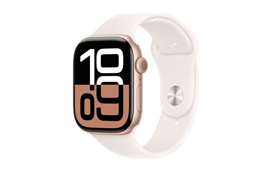 Смарт-часы Apple Watch Series 10 46mm Rose Gold / Light Blush Sport Band MWWT3 S/M