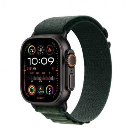 Умные часы Apple Watch Ultra 2 GPS+Cellular 49mm Black / Dark Green Alpine Loop MX4R3 M