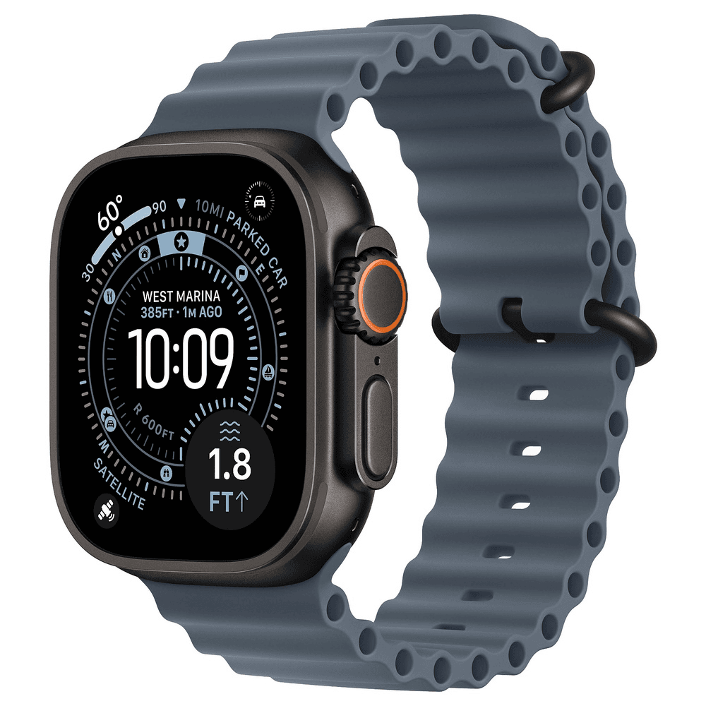 Смарт-часы Apple Watch Ultra 3 49mm Black / Anchor Blue Ocean Band MF254