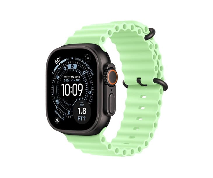 Смарт-часы Apple Watch Ultra 3 49mm GPS+Cellular Black / Neon Green Ocean Band MGCL4
