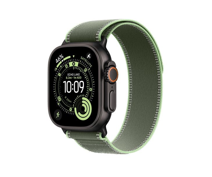Смарт-часы Apple Watch Ultra 3 49mm GPS+Cellular Black / Green Neon Trail Loop M/L