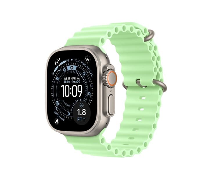 Смарт-часы Apple Watch Ultra 3 49mm GPS+Cellular Natural / Neon Green Ocean Band