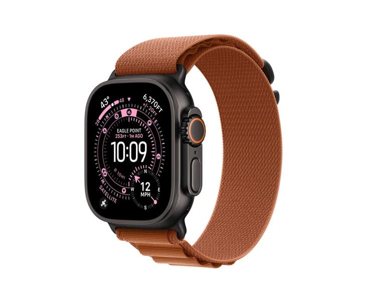 Смарт-часы Apple Watch Ultra 3 49mm GPS+Cellular Black / Terra Cotta Alpine Loop
