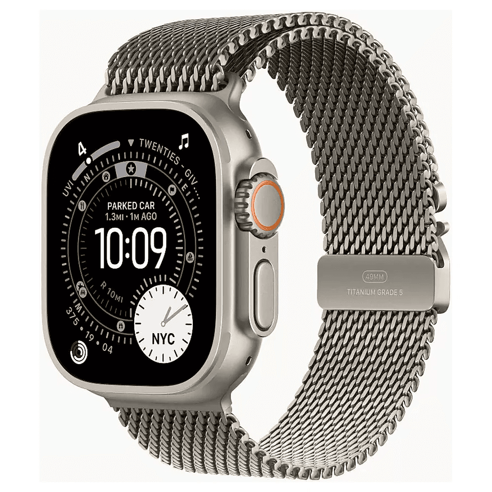 Смарт-часы Apple Watch Ultra 3 49mm Natural / Natural Milanese Loop M MEWY4