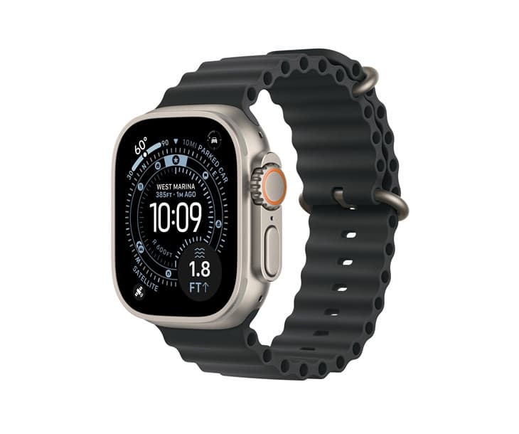 Смарт-часы Apple Watch Ultra 3 49mm GPS+Cellular Natural / Black Ocean Band