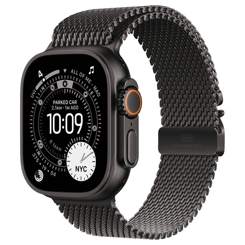 Смарт-часы Apple Watch Ultra 3 49mm Black / Black Milanese Loop M MF1Q4