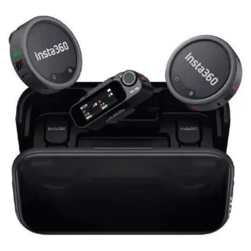 Микрофон Insta360 Mic Pro (2 TX + 1 RX + Charging Case) Black - Чёрный