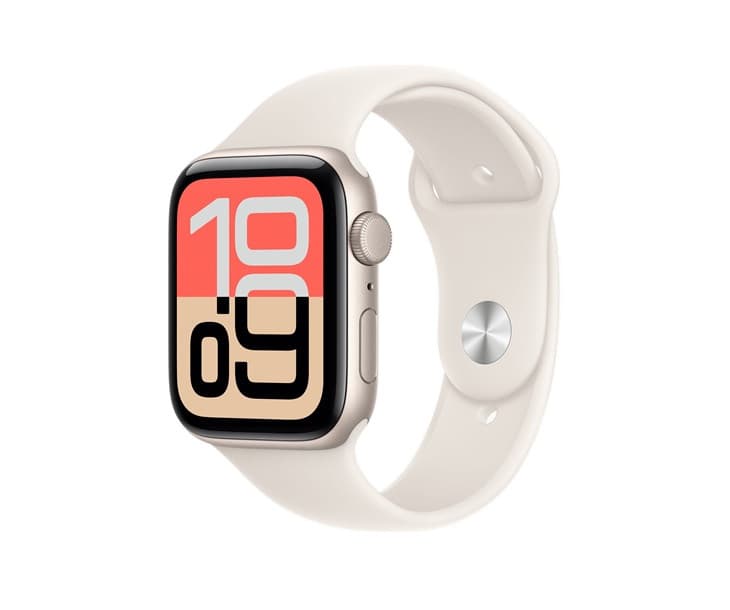 Смарт-часы Apple Watch SE 3 44mm Starlight / Starlight Sport Band M/L MEHJ4