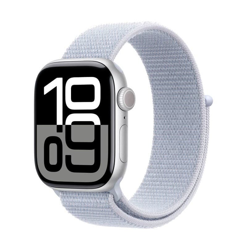 Смарт-часы Apple Watch Series 10 42mm Silver / Blue Cloud Sport Loop MWWD3