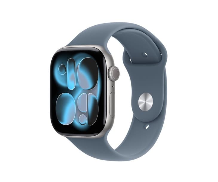 Смарт-часы Apple Watch Series 11 42mm Space Gray / Anchor Blue Sport Band