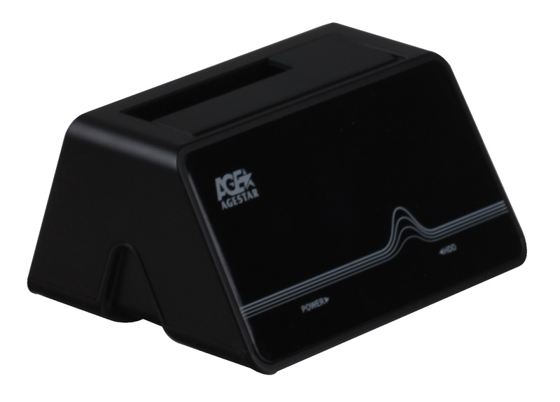 Докстанция 2 USB2.0 черная