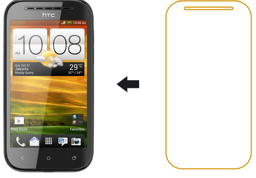Защитная пленка "LP" на дисплей для HTC Desire SV (прозрачная)