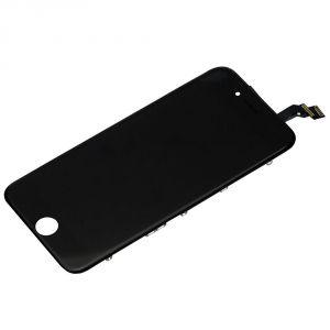 Дисплей (LCD) для iPhone 5C (с тачскрином и рамкой крепления) (черный)  AAA