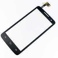 Тачскрин (сенсорное стекло) для Alcatel OT 5036D/ 5036X Pop C5 (4,5") (черный) копия оригинала