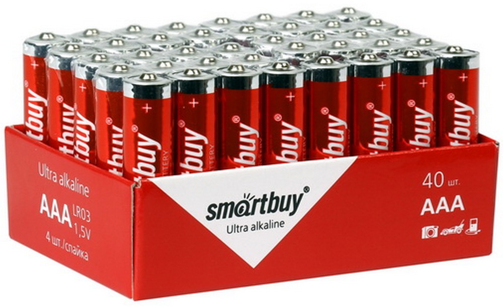 Батарейка Smartbuy LR6 / 40 Bulk