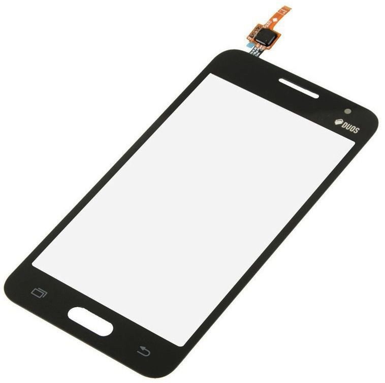 Тачскрин (сенсорное стекло) для Samsung G355h Core 2 (rev. 00) (черный) копия оригинала
