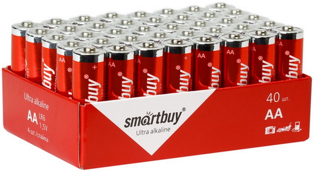 Батарейка Smartbuy LR03 / AAA 40 Bulk