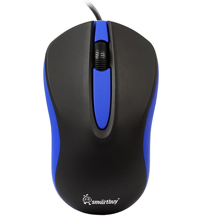 Мышь проводная Smartbuy ONE 329 USB черно-синяя
