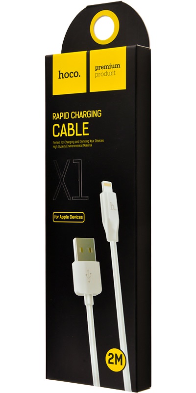 HOCO X1 Rapid lightning cable 2м белый