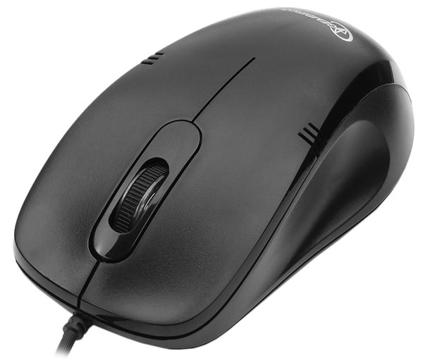 Мышь проводная Gembird MOP-100 черный
