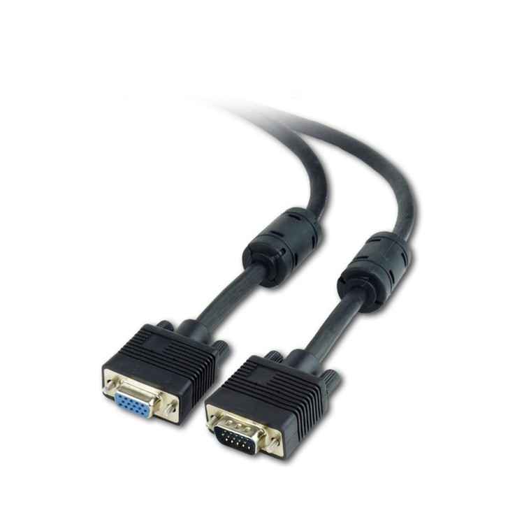 Кабель VGA Premium  2м тройной экран, феррит.кольца