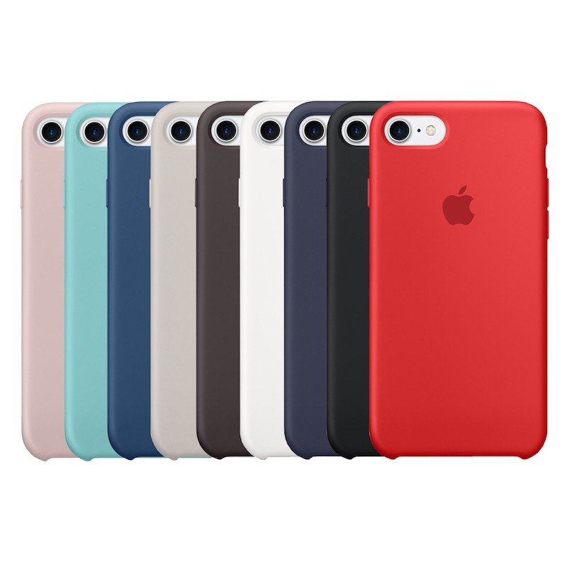 Силиконовая накладка iPhone 7/8 Original разные цвета в ассортименте