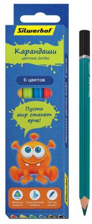 Silwerhof Карандаши цветные 6шт.