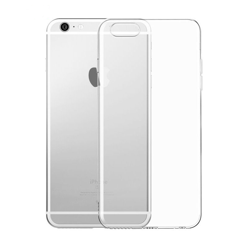 Силиконовая накладка для iPhone 6 прозрачная