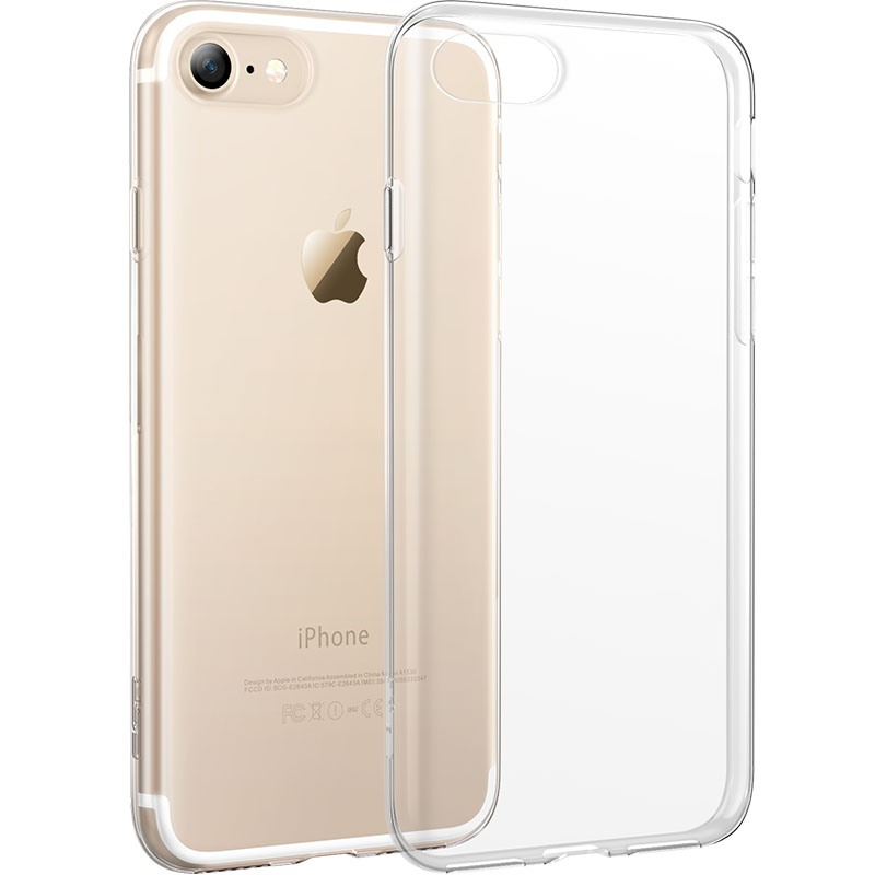 Силиконовая накладка для iPhone 7/8 прозрачная