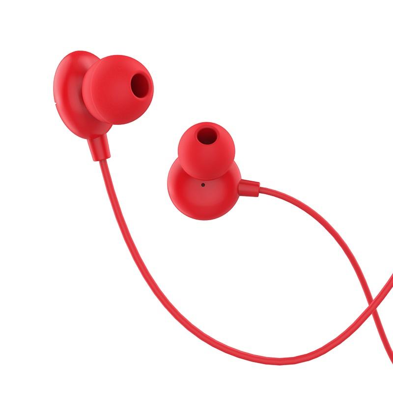 Гарнитура HOCO M49 Starry Sky Universal Earphones With Mic (красная)