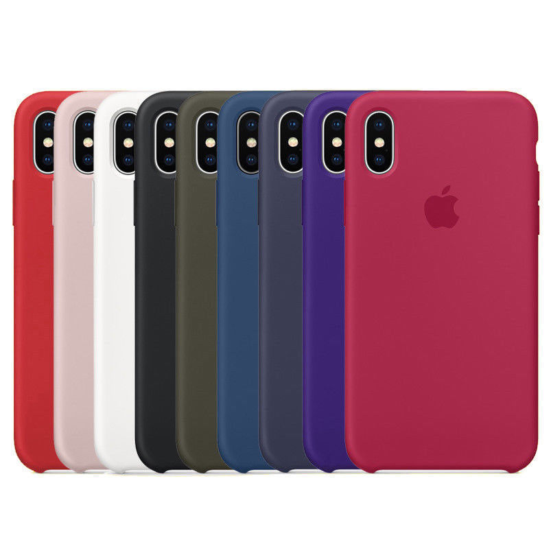 Силиконовая накладка iPhone XS Max Original разные цвета в ассортименте