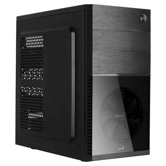Корпус mATX AEROCOOL CS-105, Mini-Tower, без БП, черный