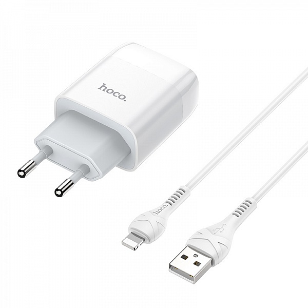 Зарядное устройство с USB HOCO C73A iOS Lightning (2400mA,5V)