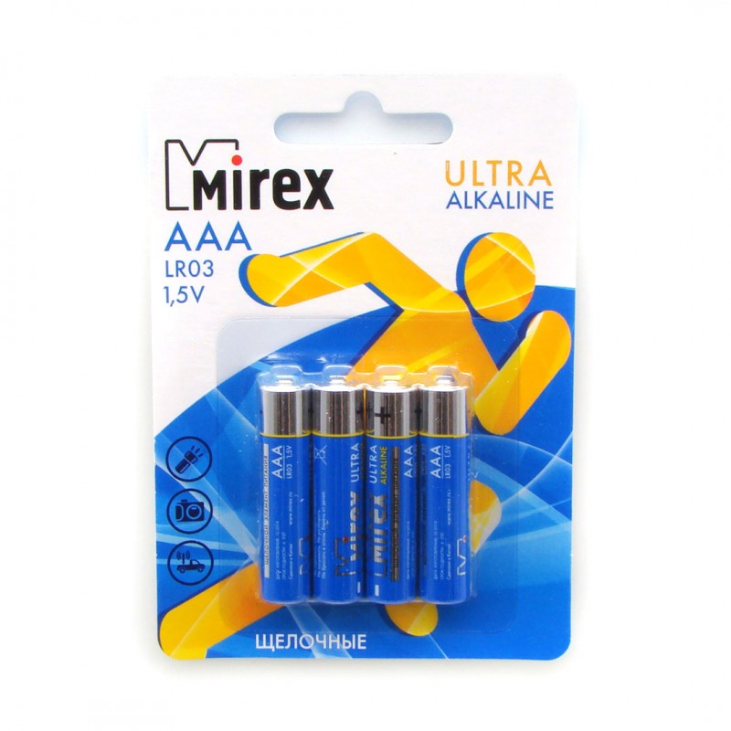 Элемент питания Mirex LR03 AAA