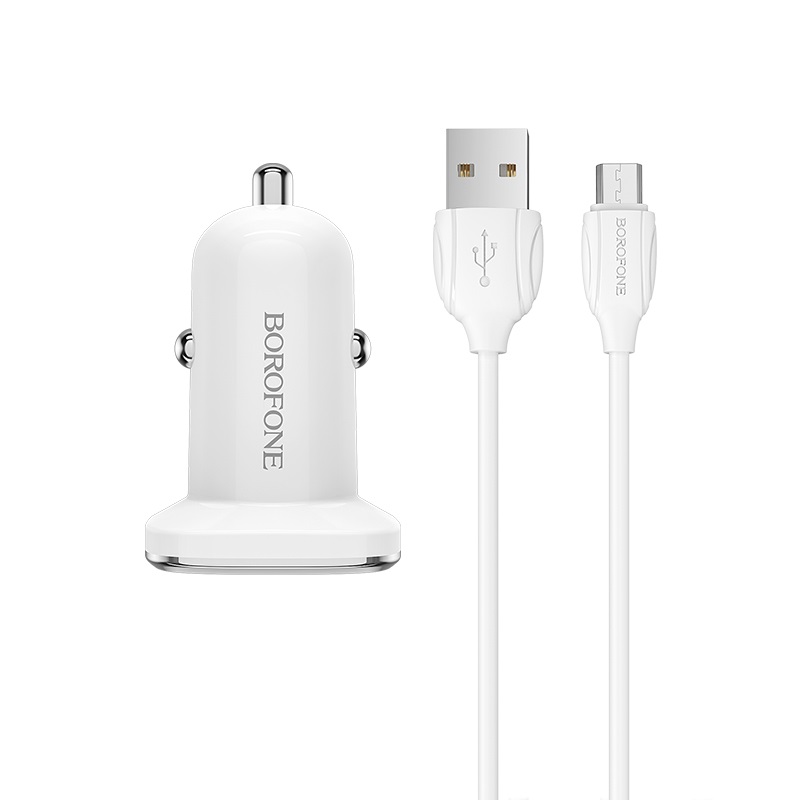 АЗУ Borofone BZ12 5V/2.4A 1USB