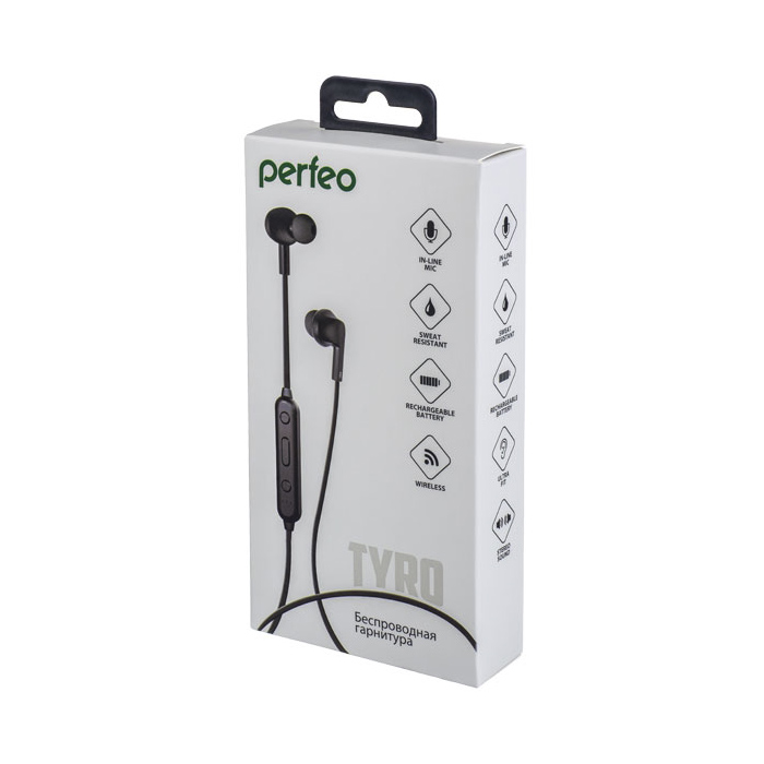 Гарнитура Bluetooth Perfeo Tyro (Black)