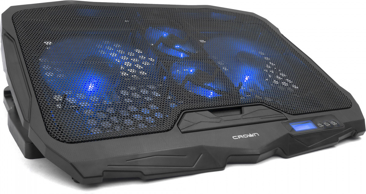 Подставка для ноутбука Buro BU-LCP156-B208 15.6"355x260x21мм 2xUSB 2x 80ммFAN 560г