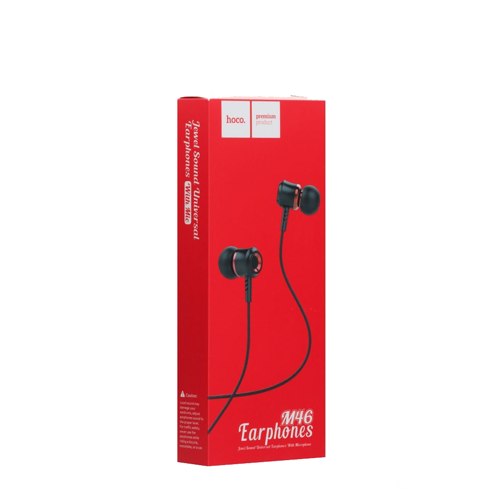 Гарнитура HOCO M46 Honor Music Earphones (чёрные)