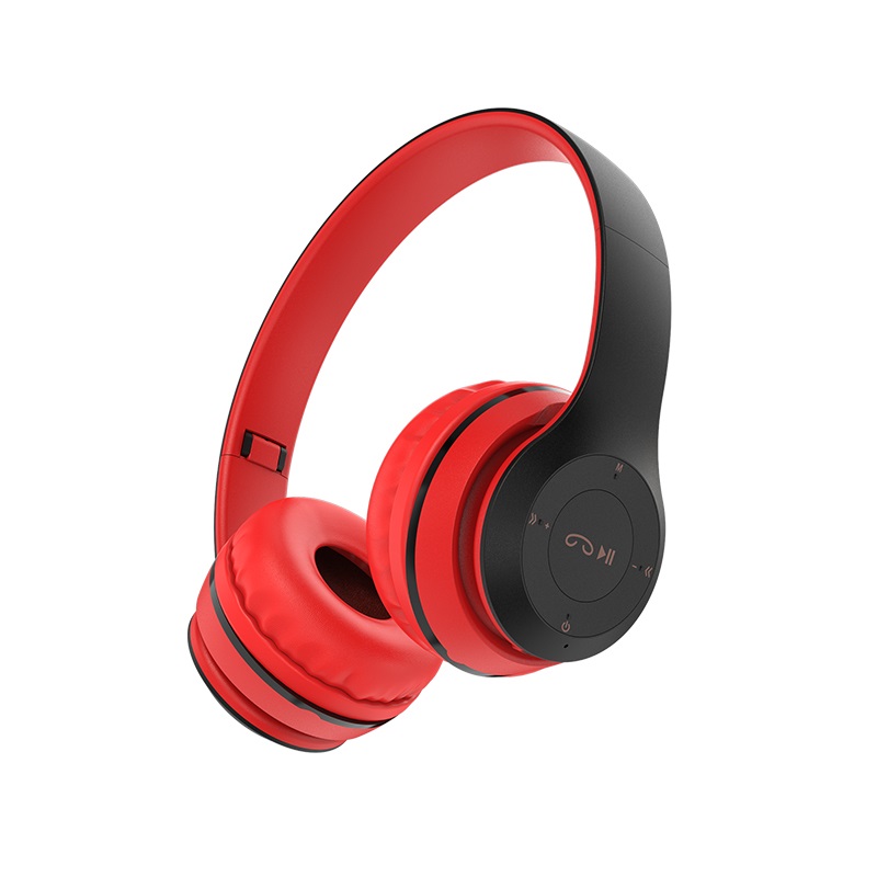 Bluetooth-гарнитура Borofone B04 black/red