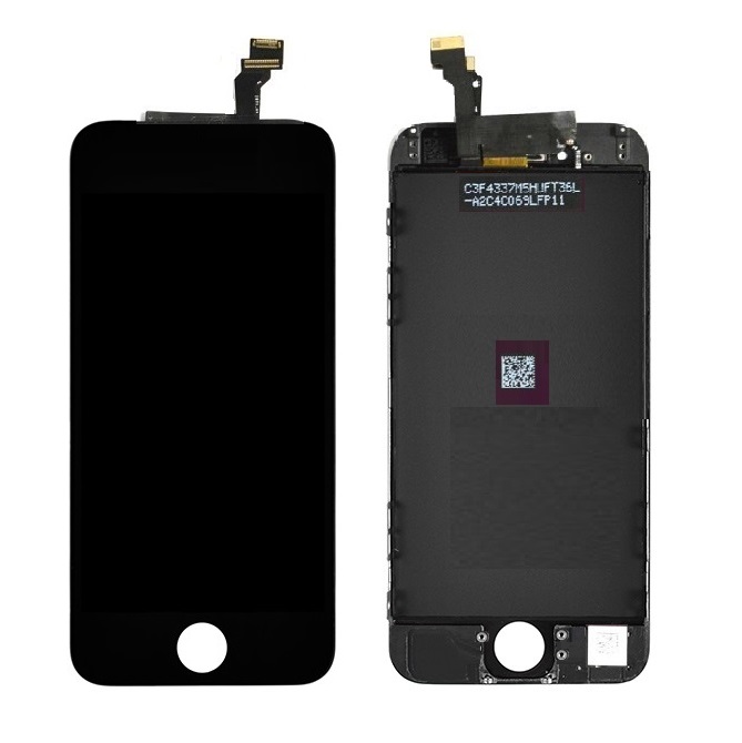 Дисплей (LCD) для Apple iPhone 6 (4,7") (с тачскрином и рамкой крепления) (черный)  AAA