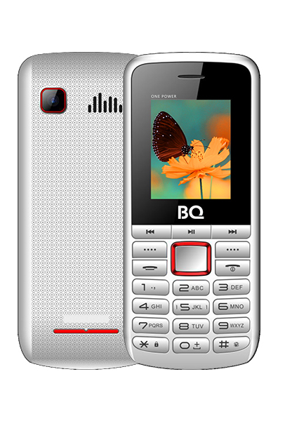 телефон bq-1846 one power white red
