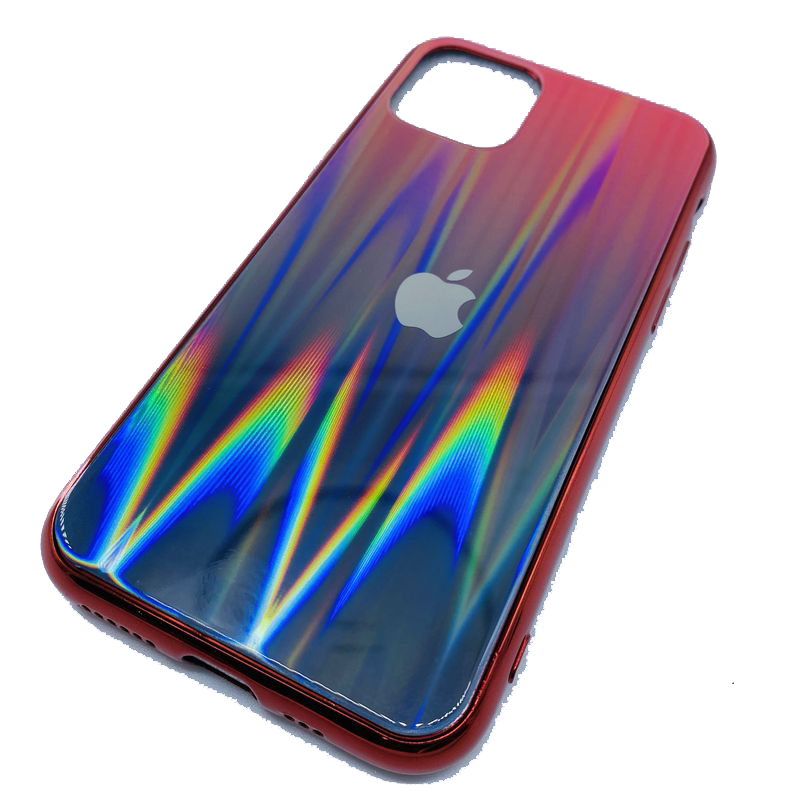 Силиконовый чехол голографический iphone 11 Pro