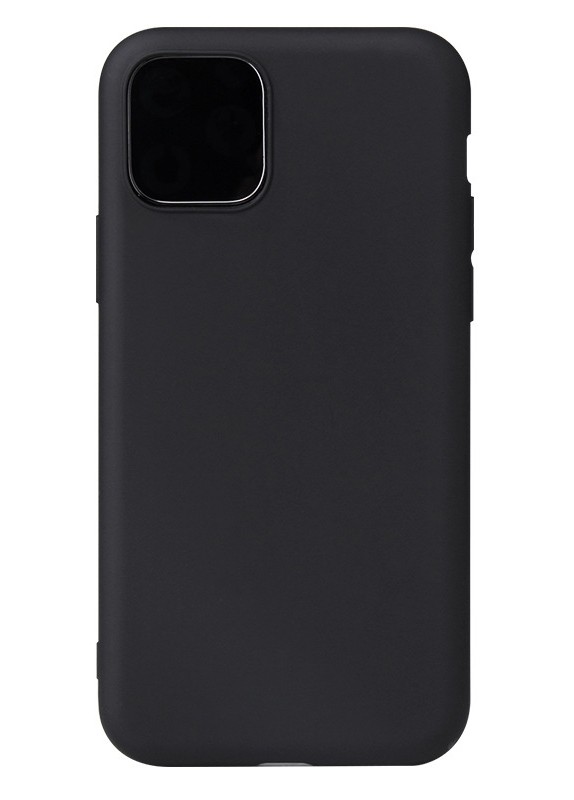 Силиконовый чехол черный iphone 11