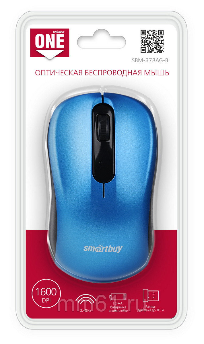 Мышь беспроводная SmartBuy SBM-378AG-B blue