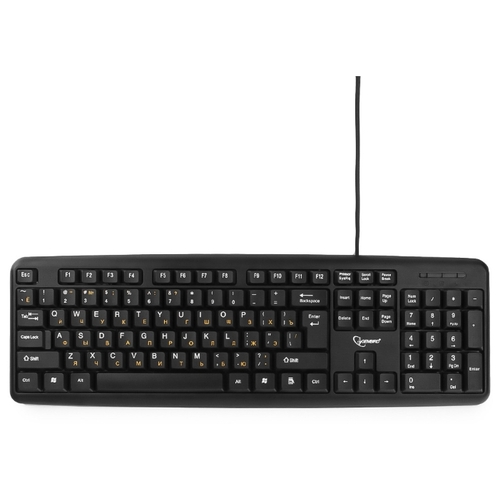 Клавиатура проводная Gembird KB-8320UXL-BL USB черный