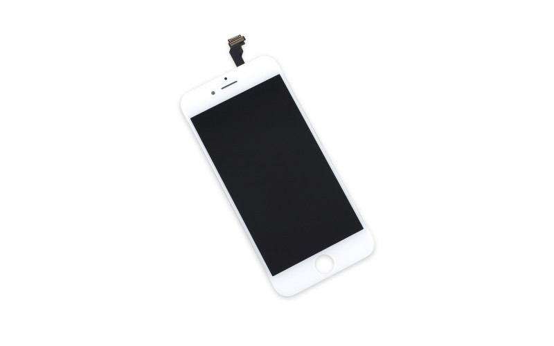 Дисплей для iPhone 6 (4.7) тачскрин белый с рамкой крепления