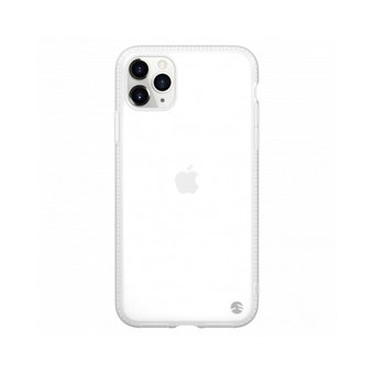 Силиконовая накладка для iPhone 11 прозрачная c цветной рамкой