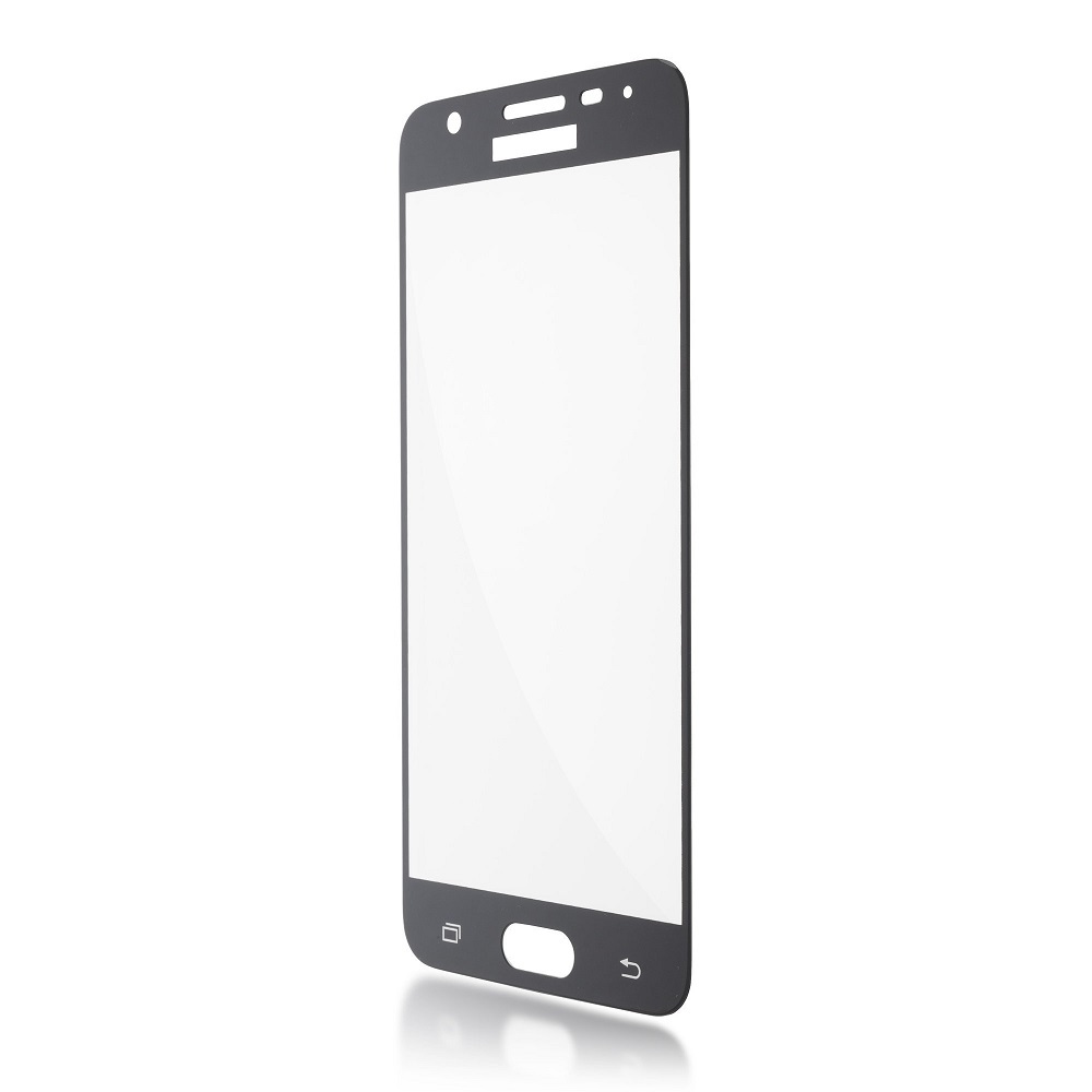 Защитное стекло "С рамкой" Samsung J701F черное