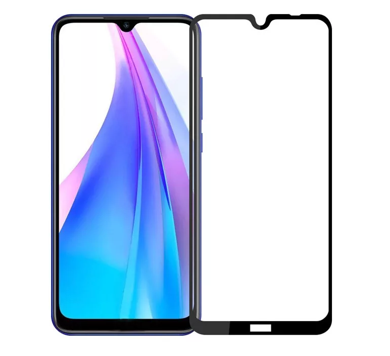 Защитное стекло redmi 8t черное