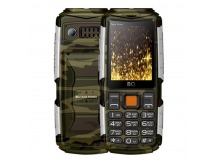 Сотовый телефон BQ M-2430 Tank Power Camouflage Gold